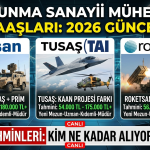 SAVUNMA SANAYİİNDE MÜHENDİS MAAŞLARI 2026: ASELSAN, TUSAŞ, ROKETSAN NE KADAR ÖDÜYOR?