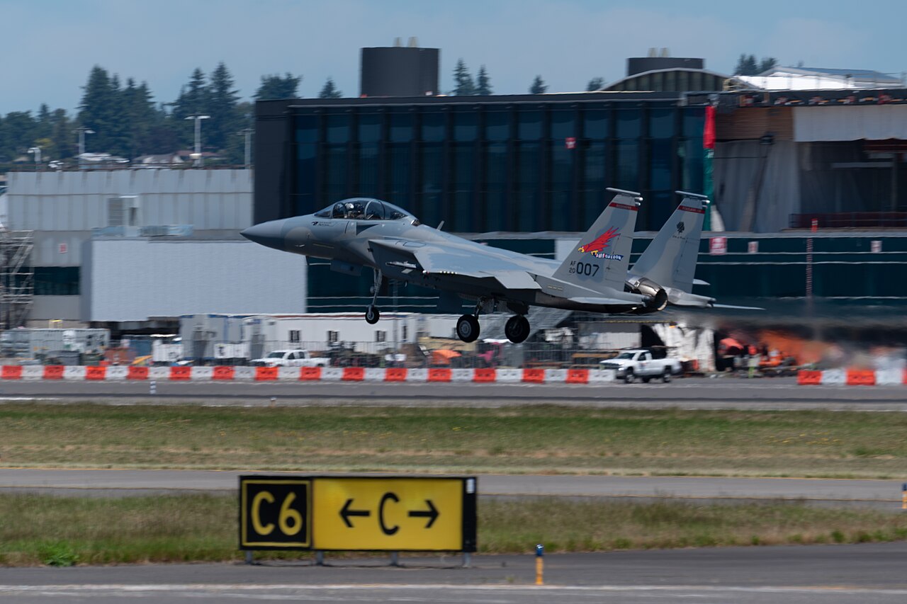 Oregon ANG 142'nci Kanat F-15EX Eagle II tanıtım töreni