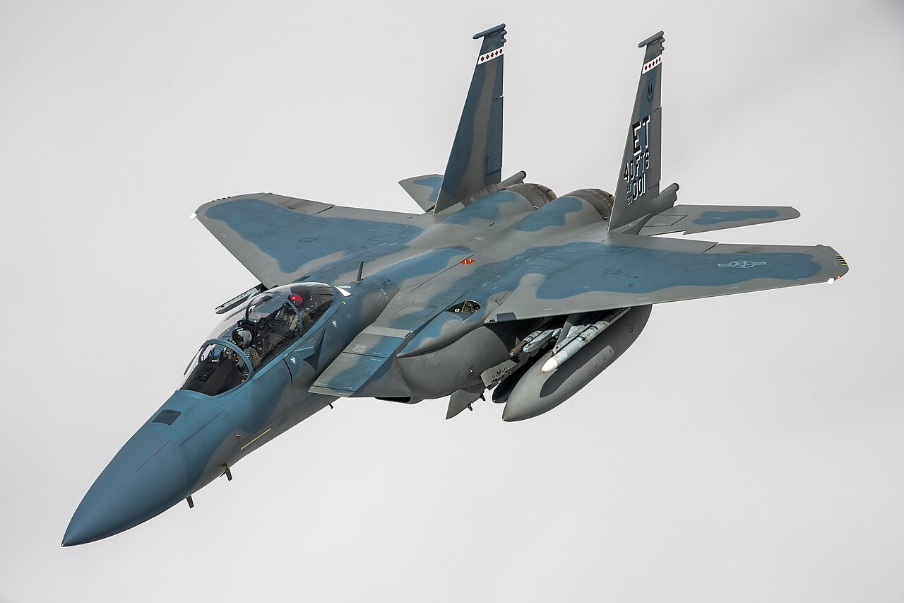 Boeing F-15EX Eagle II in flight