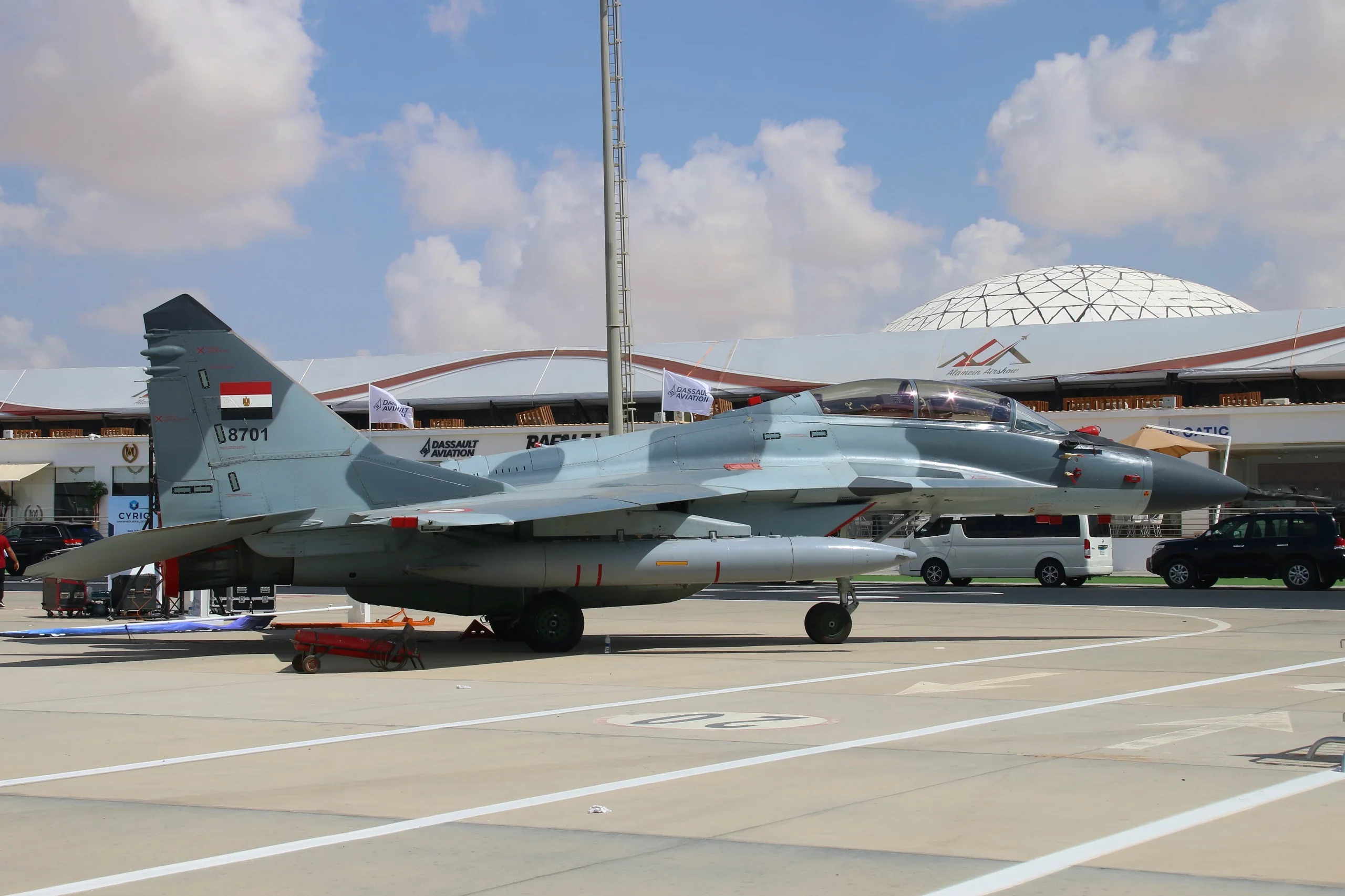 Mısır Hava Kuvvetleri MiG-29M savaş uçağı