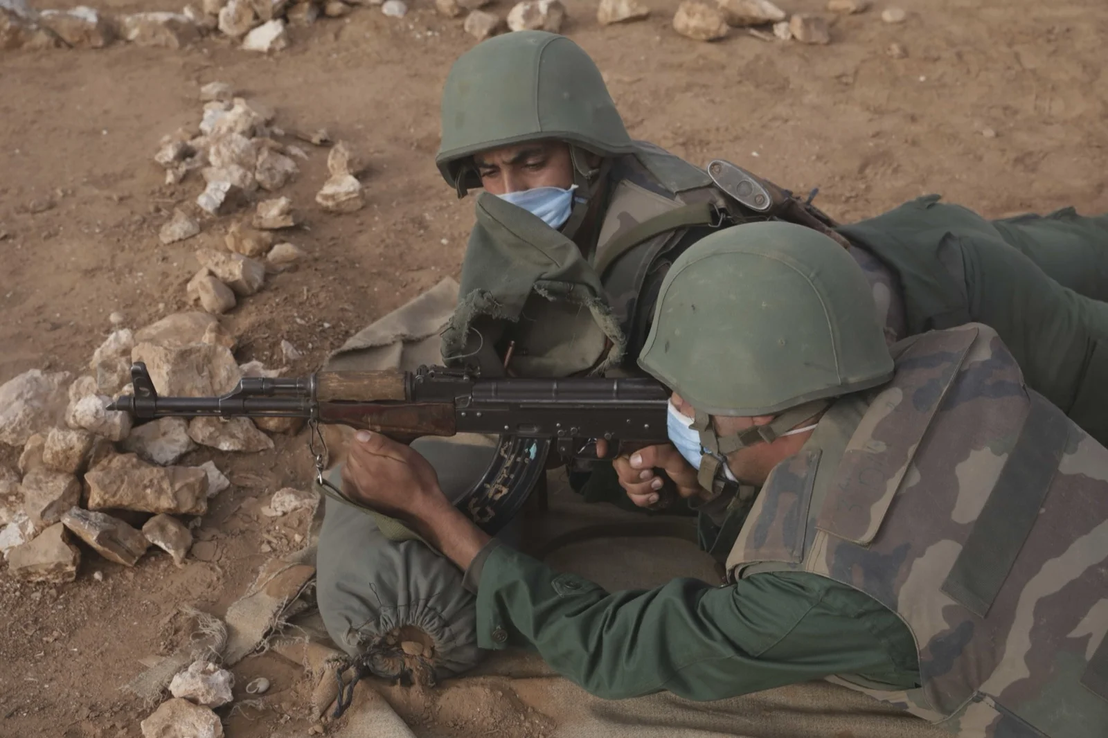 Royal Moroccan Armed Forces troops during Exercise African Lion