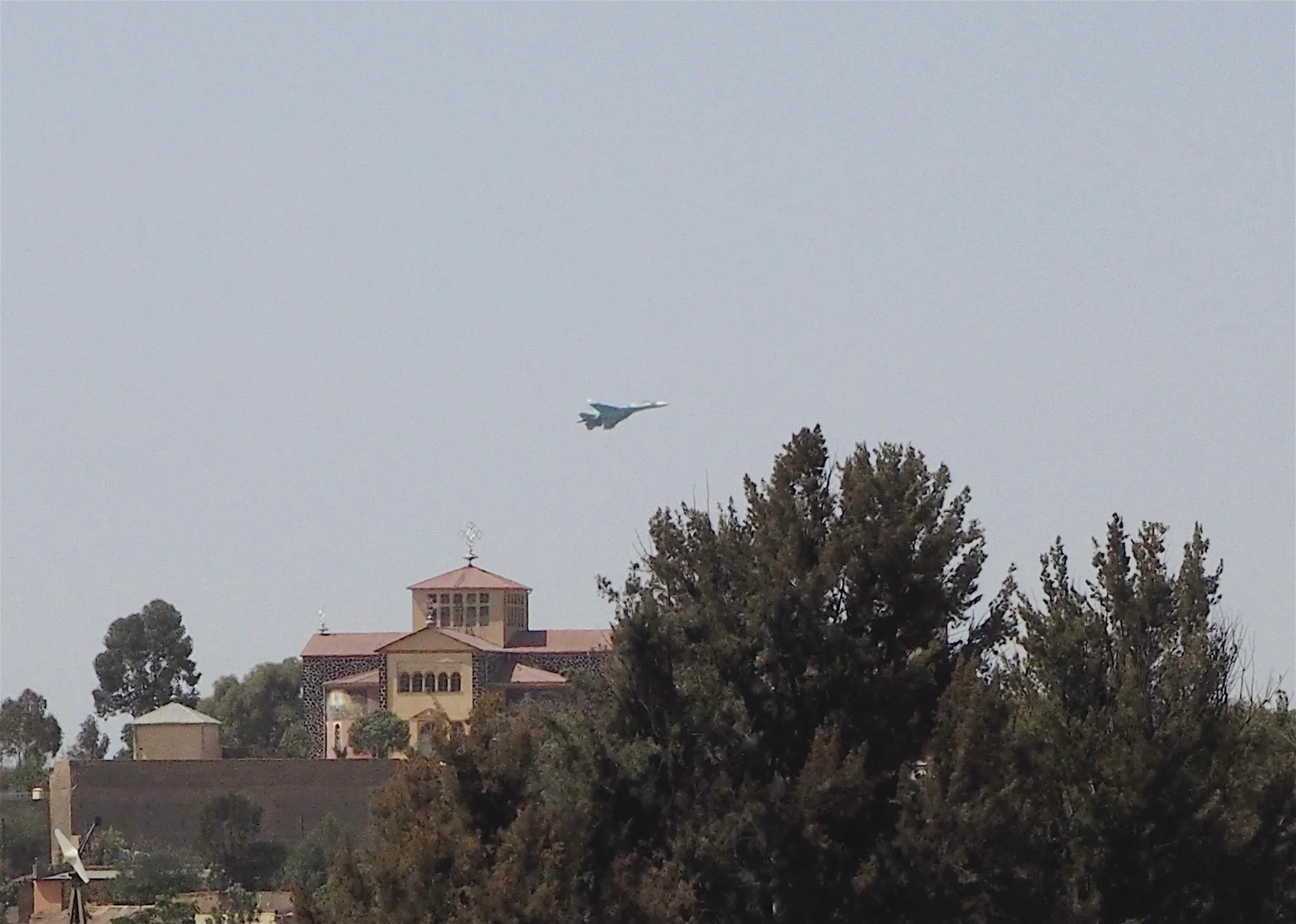 Doğu Afrika Su-27 Flanker hava üstünlüğü uçağı