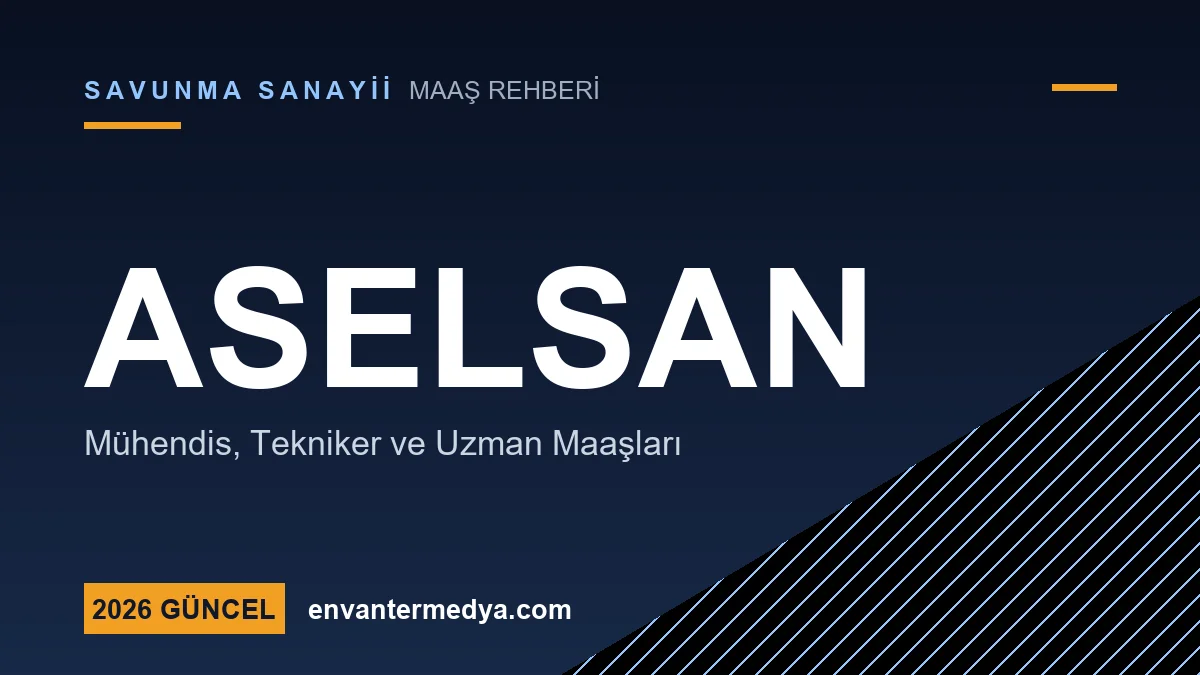 ASELSAN Maaşları 2026: Mühendis, Tekniker ve Uzman Net Ücretleri (16 Maaş)
