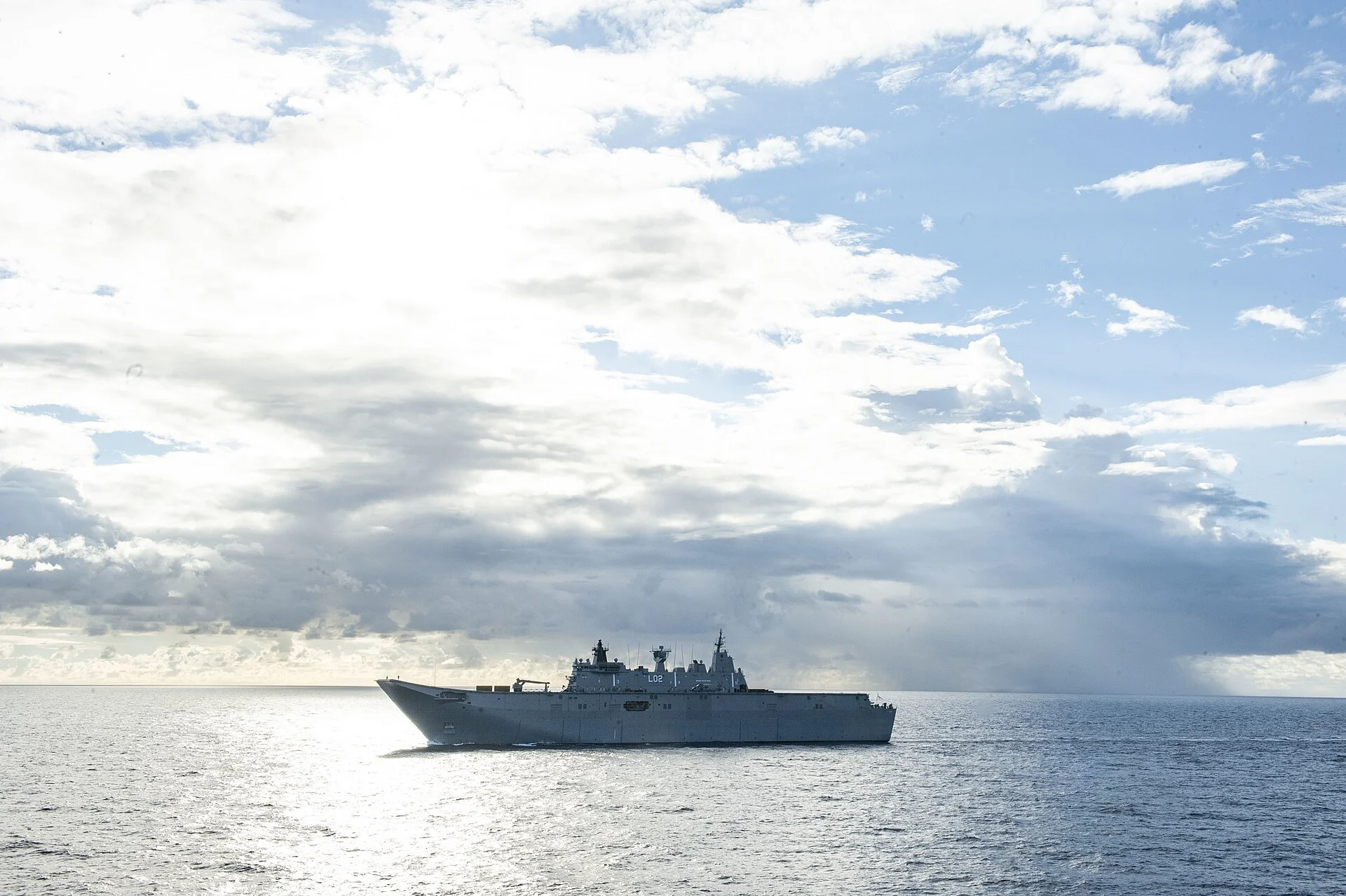 Royal Australian Navy HMAS Canberra landing helicopter dock