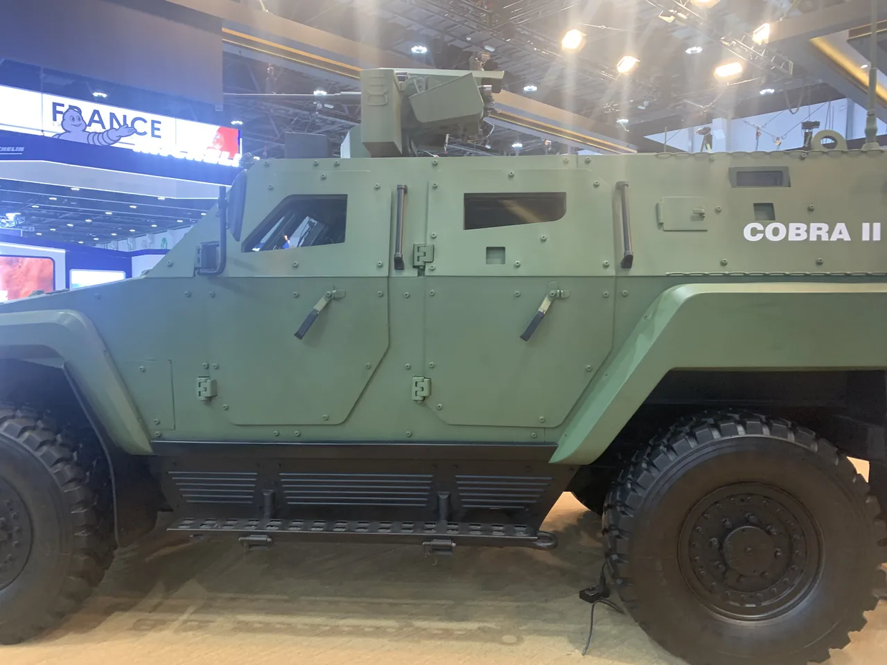 COBRA II zirhli arac yakin plan