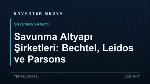 Savunma Altyapı Şirketleri: Bechtel, Leidos ve Parsons