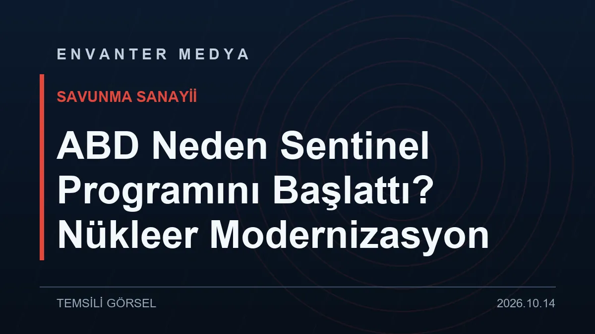 ABD Neden Sentinel Programını Başlattı? Nükleer Modernizasyon