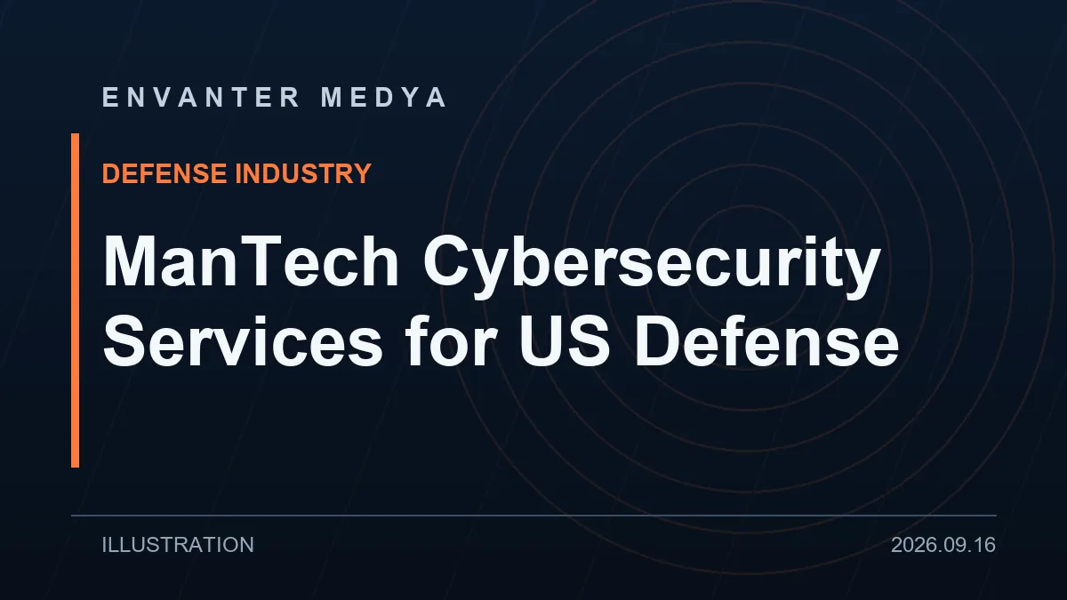 ManTech Cybersecurity Services for US Defense 1 ManTech Cybersecurity Services for US Defense