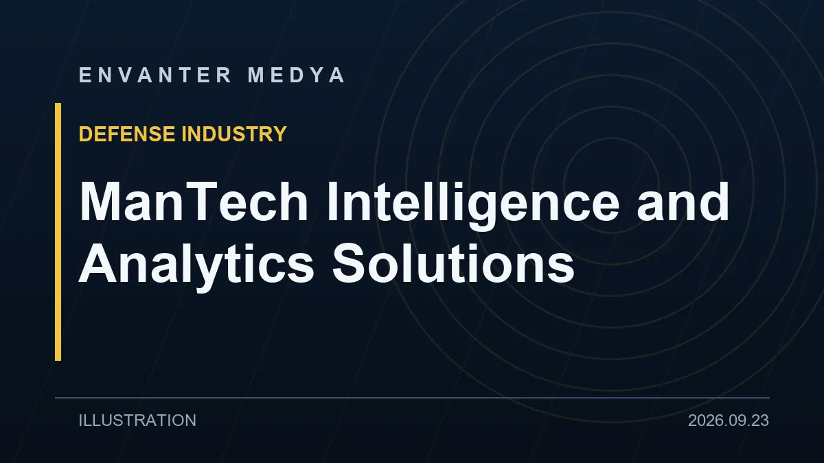 ManTech Intelligence and Analytics Solutions 1 ManTech Intelligence and Analytics Solutions