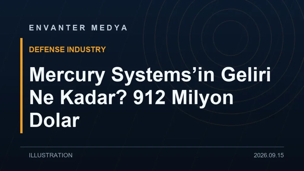 Mercury Systems’in Geliri Ne Kadar? 912 Milyon Dolar