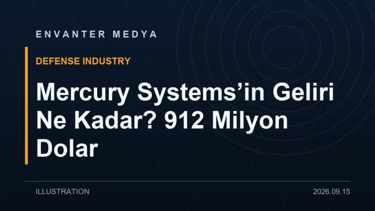Mercury Systems’in Geliri Ne Kadar? 912 Milyon Dolar