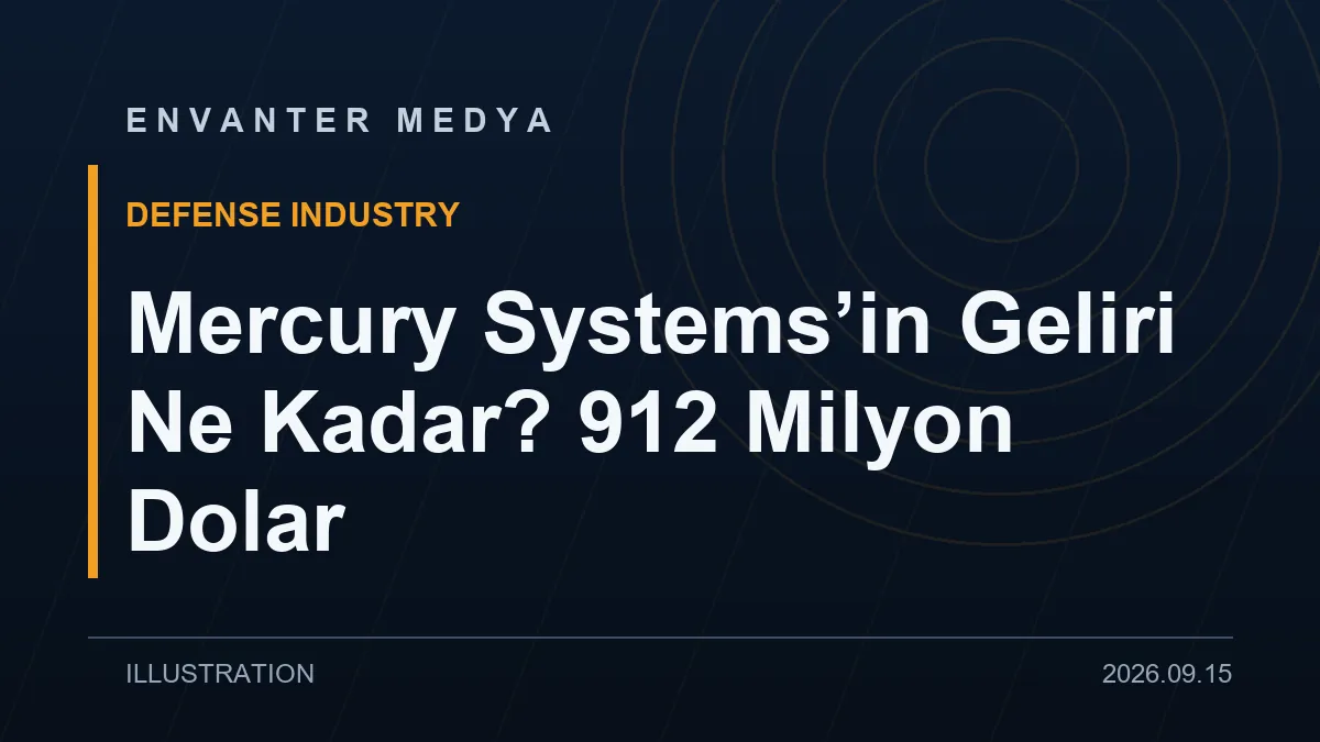 Mercury Systems’in Geliri Ne Kadar? 912 Milyon Dolar