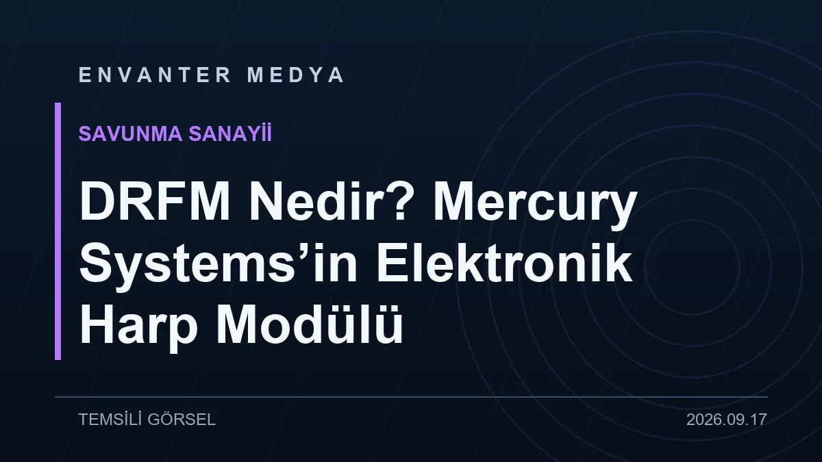DRFM Nedir? Mercury Systems’in Elektronik Harp Modülü