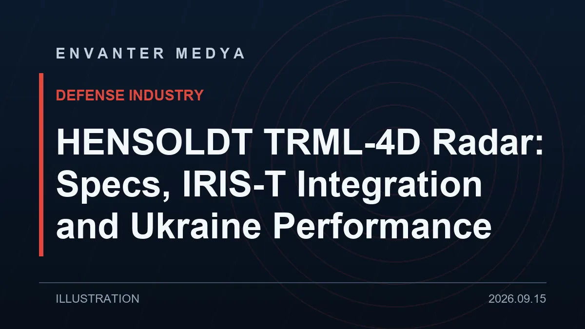 HENSOLDT TRML-4D Radar: Specs, IRIS-T Integration and Ukraine Performance