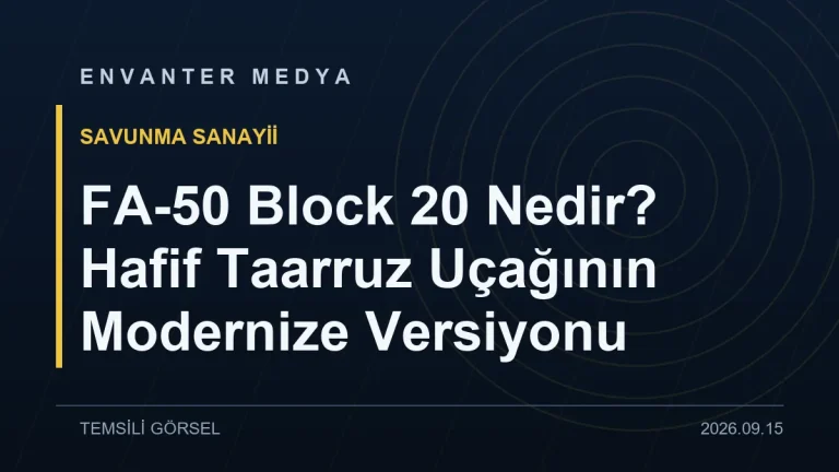 FA-50 Block 20 Nedir? Hafif Taarruz Uçağının Modernize Versiyonu