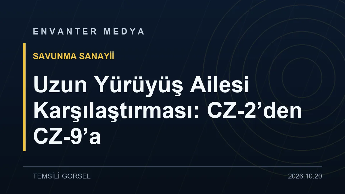 Uzun Yürüyüş Ailesi Karşılaştırması: CZ-2’den CZ-9’a