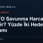 NATO Savunma Harcaması Nedir? Yüzde İki Hedefinin Anlamı