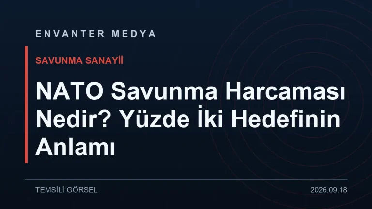 NATO Savunma Harcaması Nedir? Yüzde İki Hedefinin Anlamı