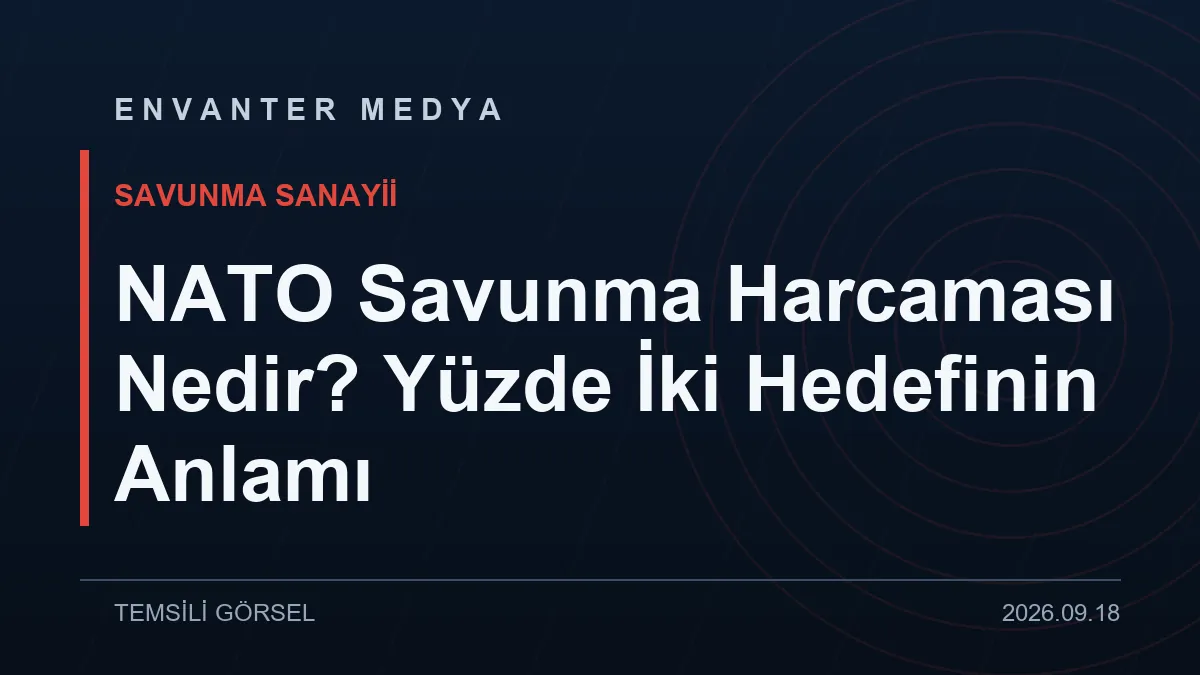 NATO Savunma Harcaması Nedir? Yüzde İki Hedefinin Anlamı 1 NATO Savunma Harcaması Nedir? Yüzde İki Hedefinin Anlamı