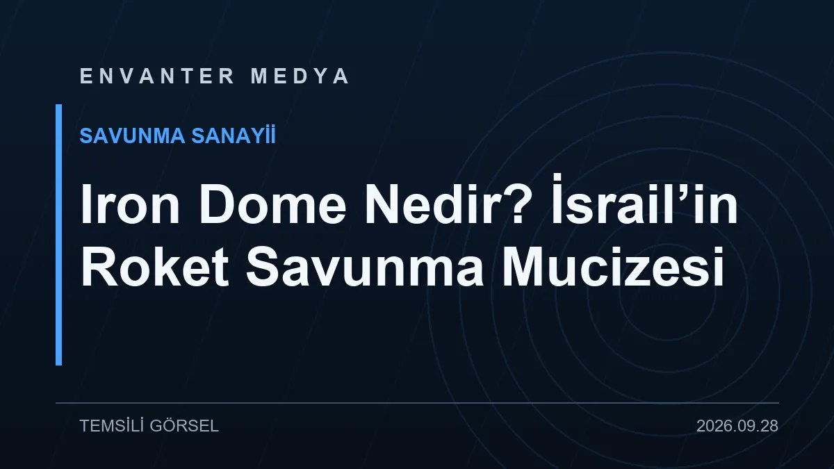 Iron Dome Nedir? İsrail’in Roket Savunma Mucizesi
