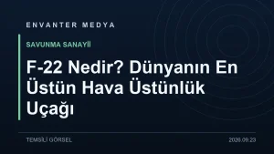 F-22 Nedir? Dünyanın En Üstün Hava Üstünlük Uçağı