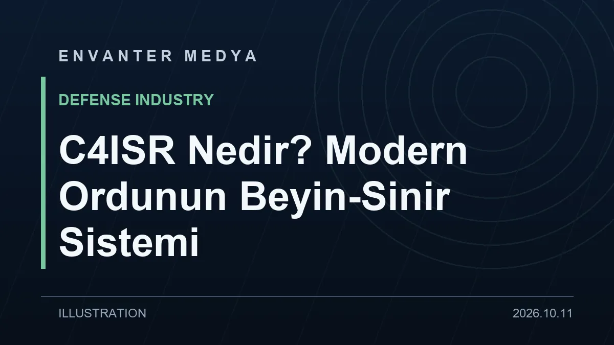 C4ISR Nedir? Modern Ordunun Beyin-Sinir Sistemi 1 C4ISR Nedir? Modern Ordunun Beyin-Sinir Sistemi