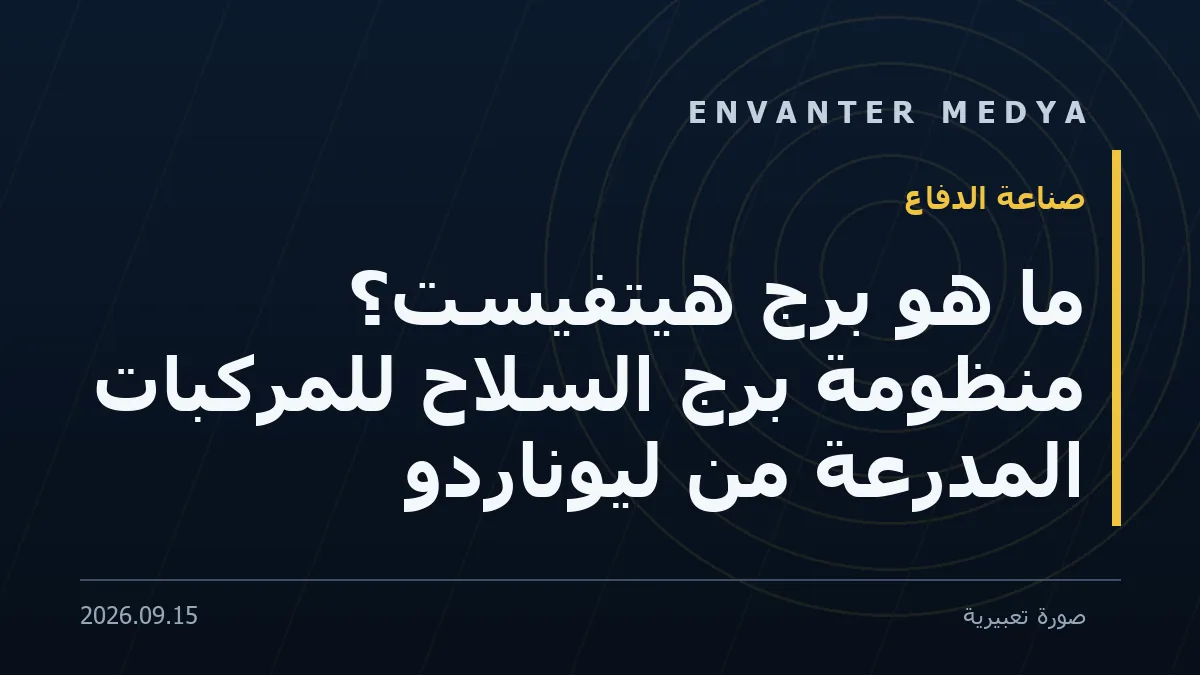 ما هو برج هيتفيست؟ منظومة برج السلاح للمركبات المدرعة من ليوناردو