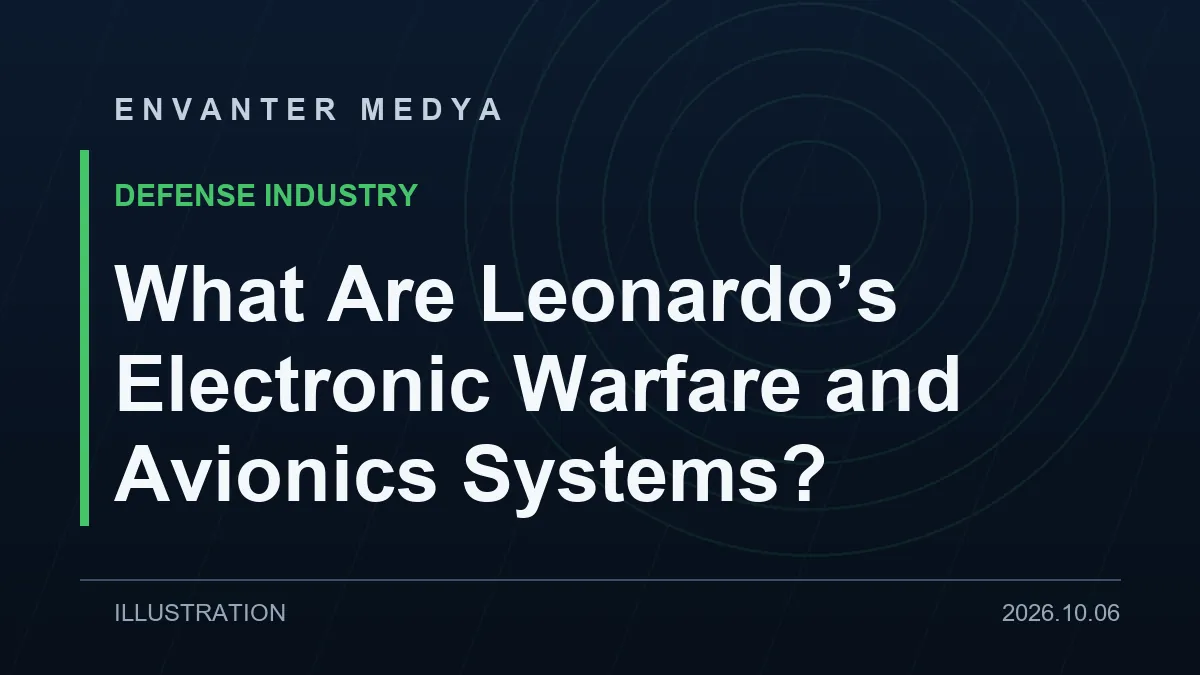What Are Leonardo’s Electronic Warfare and Avionics Systems?