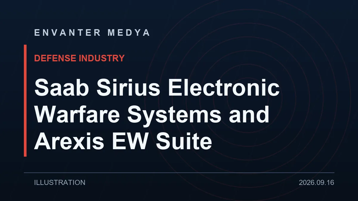 Saab Sirius Electronic Warfare Systems and Arexis EW Suite