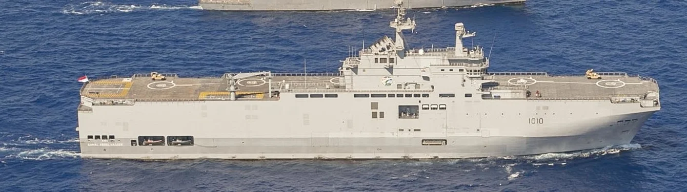 Egyptian Navy ENS Gamal Abdel Nasser Mistral-class ship