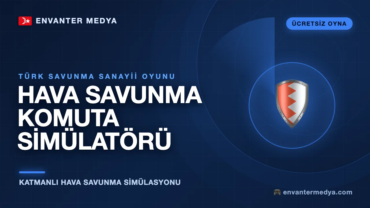Türk Savunma Sanayii Oyunu Geldi: Hava Savunma Komuta Simülatörü Yayında 1 Türk Savunma Sanayii Oyunu Geldi: Hava Savunma Komuta Simülatörü Yayında