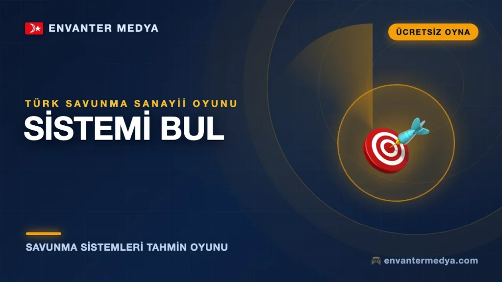 Türk Savunma Sanayii Oyunu “Sistemi Bul” Yayında: İpuçlarıyla Sistemleri Tahmin Et