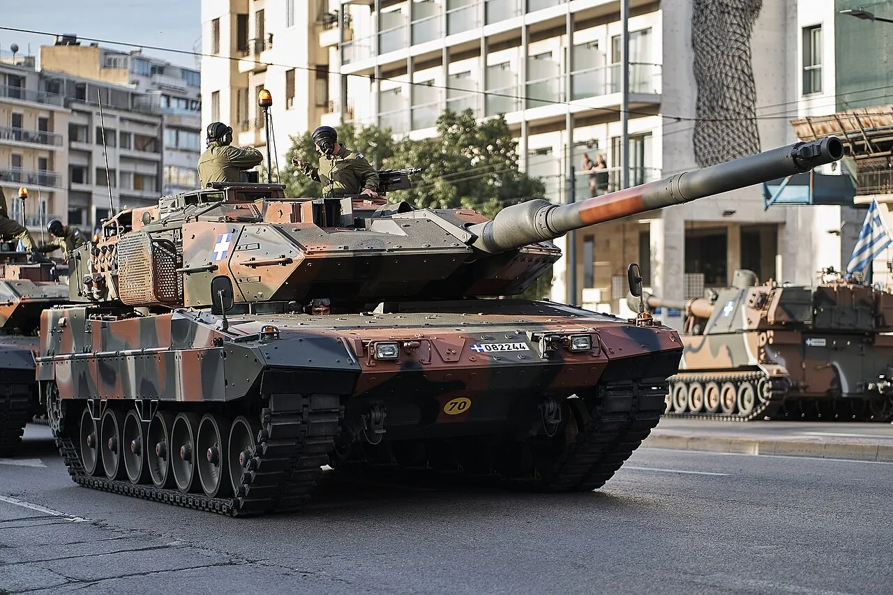 Yunanistan ordusu Leopard 2A6 HEL tankı