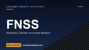 FNSS Maaşları 2026: Zırhlı Araç Mühendisi Net Ücretleri