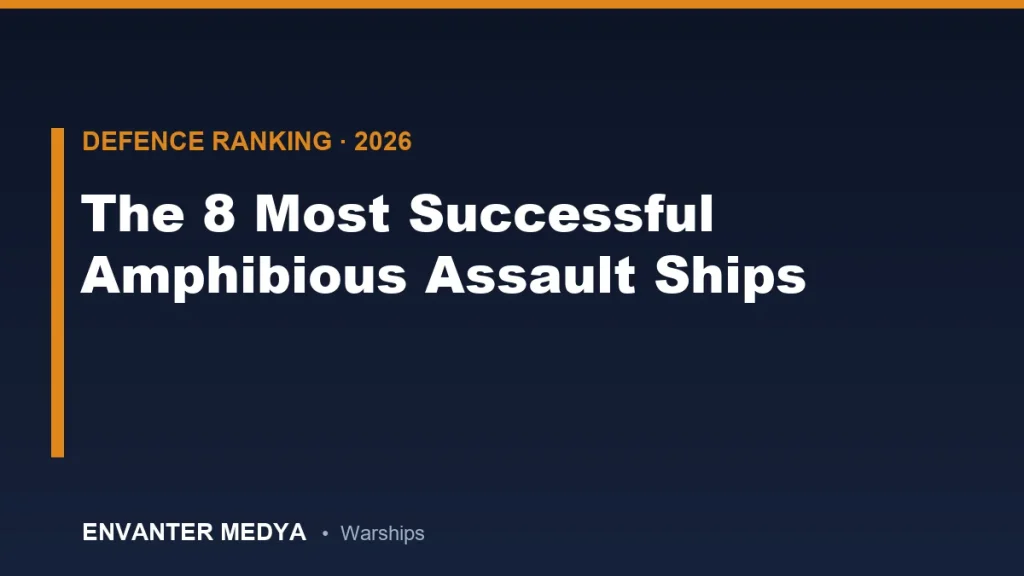 The 8 Most Successful Amphibious Assault Ships in the World (2026): From the America Class to the Juan Carlos Export Family