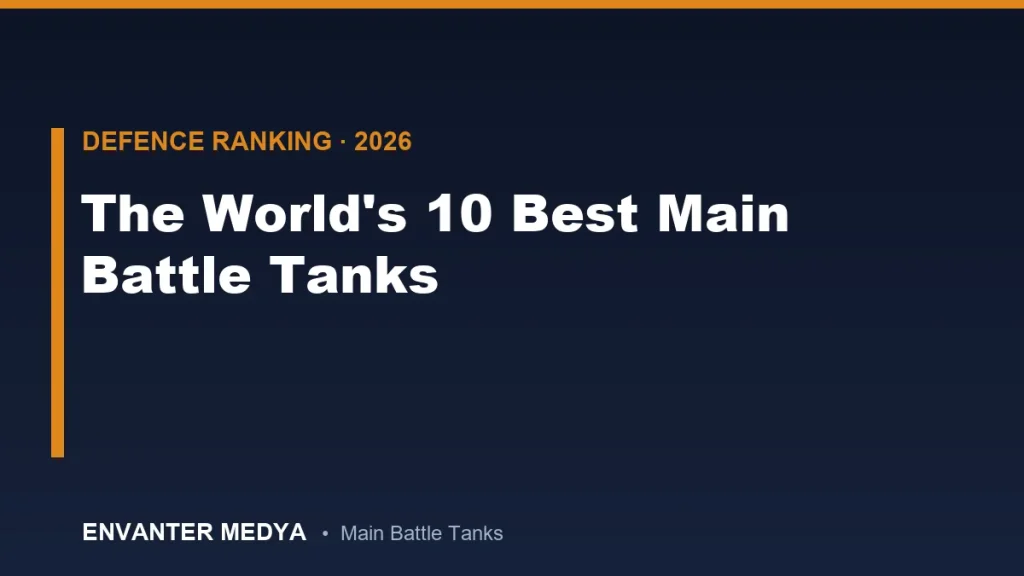 The World’s 10 Best Main Battle Tanks (2026): Leopard 2A8 Leads