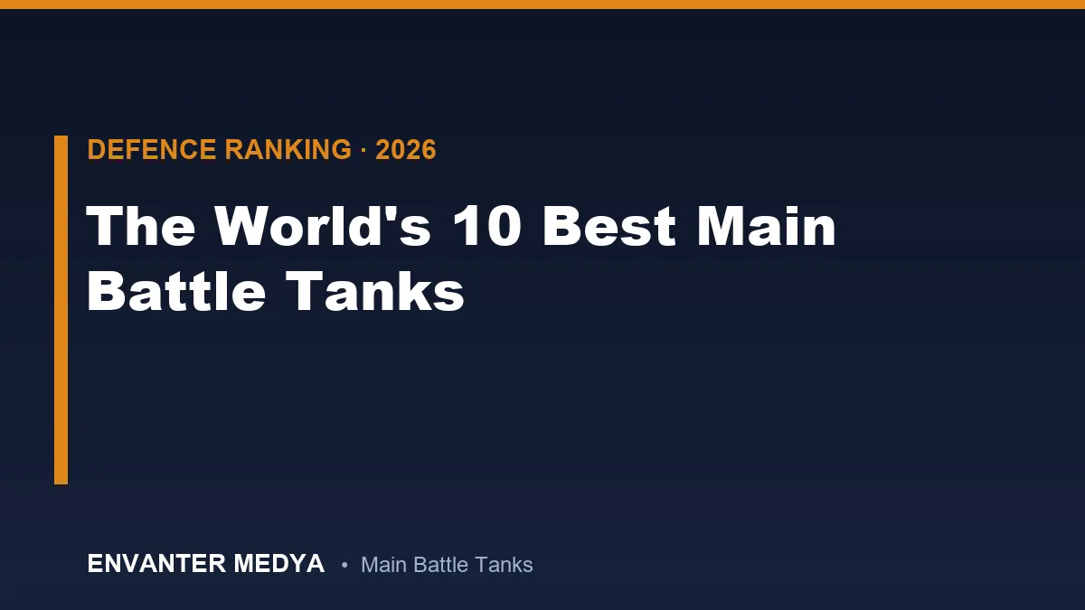 The World’s 10 Best Main Battle Tanks (2026): Leopard 2A8 Leads