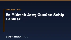 En Yüksek Ateş Gücüne Sahip 10 Tank (2026): En Sert Vuruşu Kim Yapıyor?