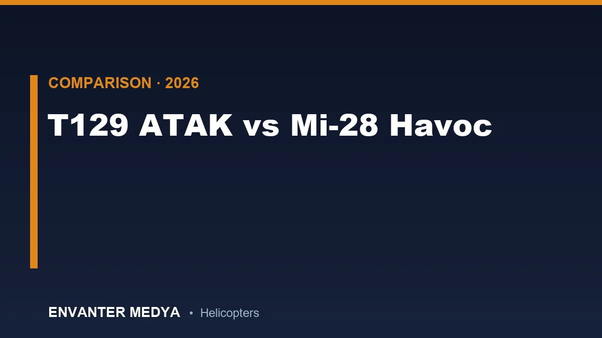 T129 ATAK مقابل Mi-28 Havoc: مقارنة تقنية شاملة بين مدرستين في مروحيات الهجوم