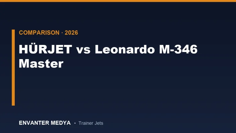 HÜRJET مقابل Leonardo M-346 Master: مقارنة تقنية شاملة (2026)