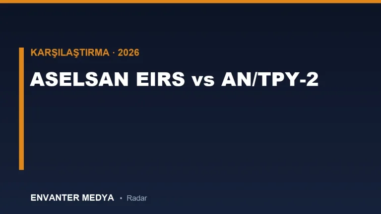 ASELSAN EIRS vs AN/TPY-2: Hangisi Daha Üstün? Detaylı Teknik Karşılaştırma