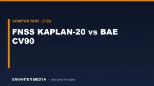 FNSS KAPLAN-20 vs BAE CV90: Full Technical Comparison (2026)