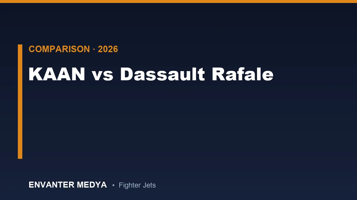 KAAN vs Dassault Rafale: Comparativa Técnica Completa de Dos Filosofías de Caza