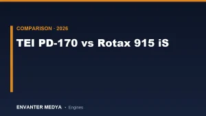 TEI PD-170 vs Rotax 915 iS: Comparativa Técnica Completa de Motores para Drones