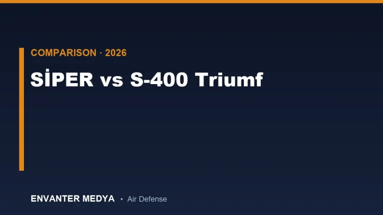 SİPER vs S-400 Triumf: Comparativa Técnica Completa de Dos Sistemas de Defensa Aérea de Largo Alcance