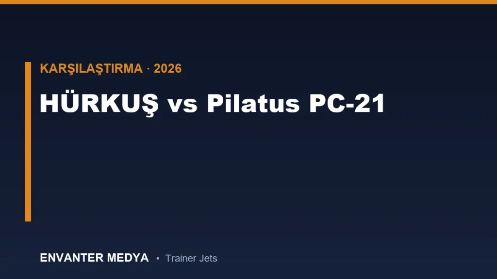 HÜRKUŞ vs Pilatus PC-21: Hangisi Daha Üstün? Detaylı Teknik Karşılaştırma (2026)