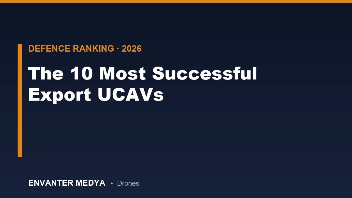 The 10 Most Successful Export UCAVs: Combat Drones Winning the Global Market