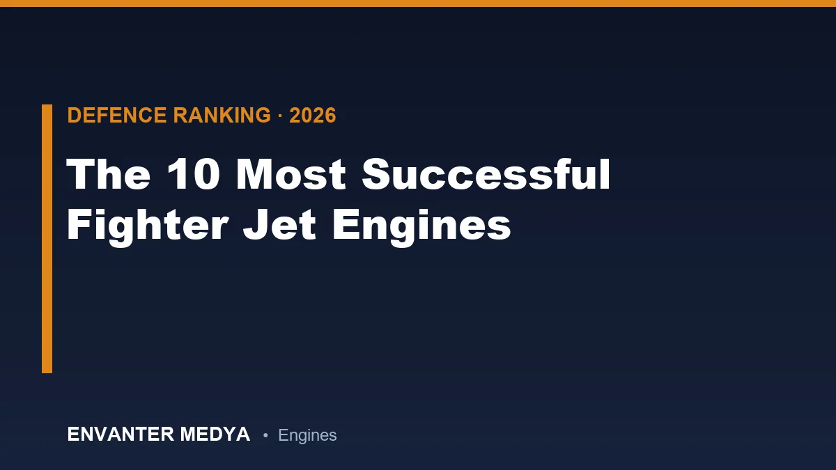 Los 10 Motores de Caza Más Exitosos del Mundo en 2026: Del F135 al TF-35000 Turco