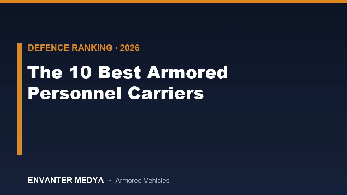 Los 10 Mejores Transportes Blindados de Personal (APC) del Mundo en 2026: Clasificación Completa