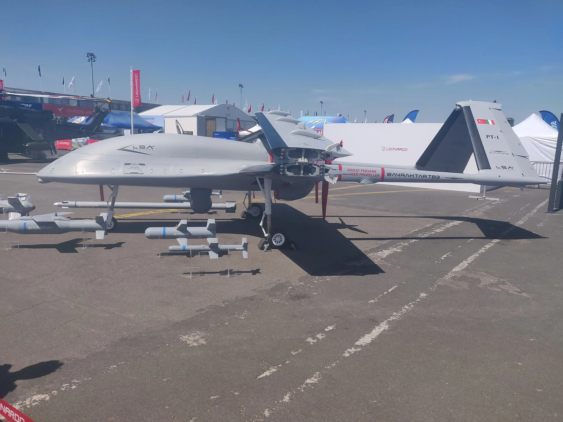 Folding wings let the TB3 fit ship hangars and elevators